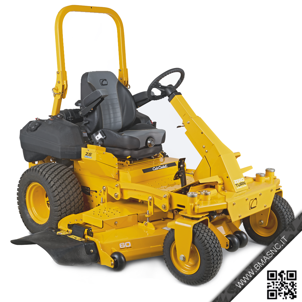 CUB CADET Z5 152 - TRATTORINO RASAERBA SCARICO LATERALE/MULCHING  RAGGIO ZERO A VOLANTE PROFESSIONALE